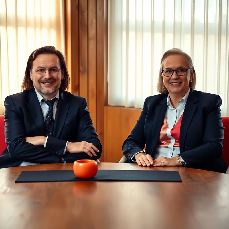 Portret al fondatorilor Radu Popescu și Ioana Stoica